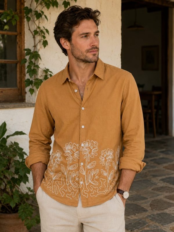 Men's Regular Fit Cotton Casual Shirt