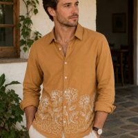 Men's Regular Fit Cotton Casual Shirt