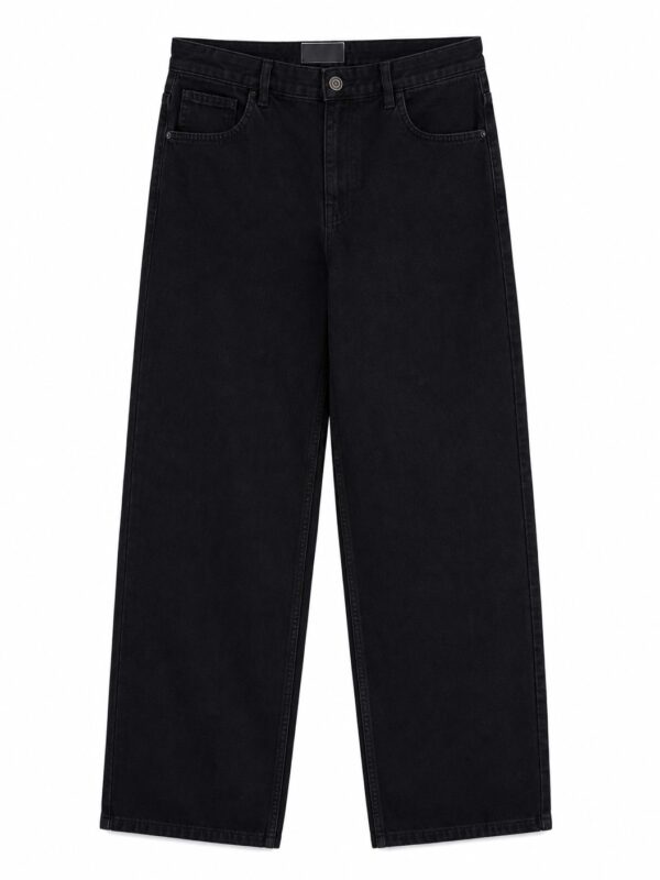 Men's Relaxed Fit Loose Baggy Denim Jeans black