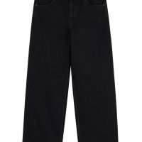 Men's Relaxed Fit Loose Baggy Denim Jeans black