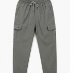 Men's Solid Cargo gray