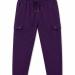Men's Solid Cargo purpule