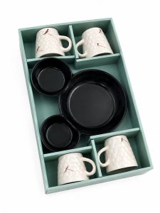 Mickey Mouse Shaped Platter and Mug Combo Set