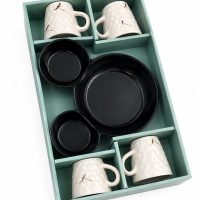 Mickey Mouse Shaped Platter and Mug Combo Set