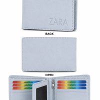 Multi Card Holder Men's Wallet ice blue