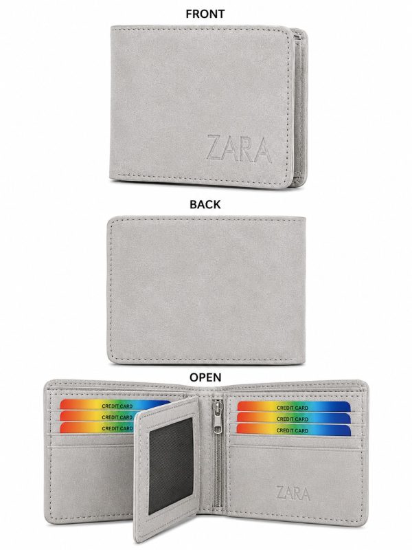 Multi Card Holder Men's Wallet light grey