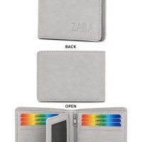 Multi Card Holder Men's Wallet light grey