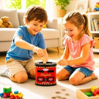 Postbox Style Kids Money Box.