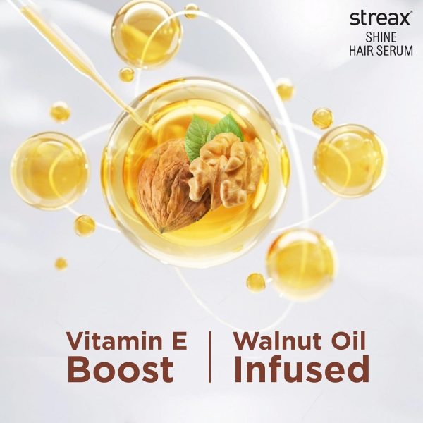 Streax Shine Hair Serum with Walnut Hair Oil 3 Streax Shine Hair Serum with Walnut Hair Oil 3