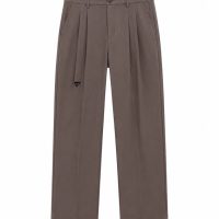 Taupe Brown Loose Fit Trouser for Men