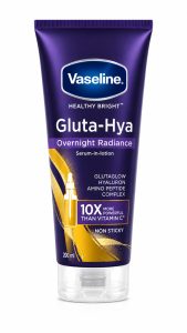 Vaseline Overnight Radiance Gluta-Hya Serum Lotion(200 ml)