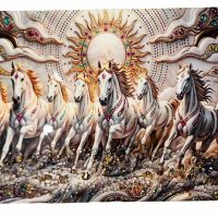 Vastu Horses Wall Painting