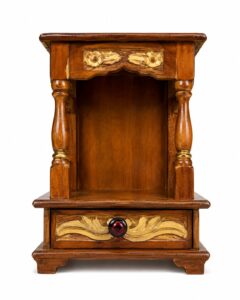 Small Wooden Pooja Mandir for Home & Wall