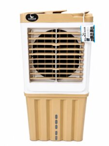 Duroair Tower Air Cooler with High Air Delivery & Water Level Indicator (Beige & White)