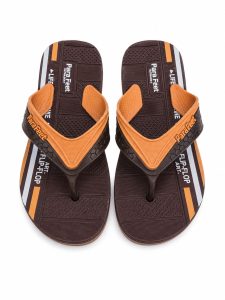 PARAFEET Men Brown Regular Fit Casual Slippers