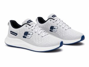SKECHERS Men Off-White Regular Fit Sports Running Shoes