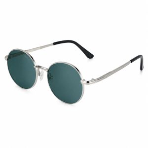 Vintage Style Silver Frame Sunglasses