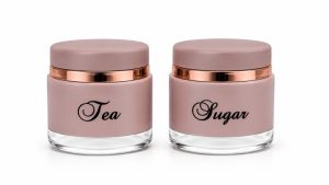 Elegant Tea and Sugar Storage Canister Set NARS0027