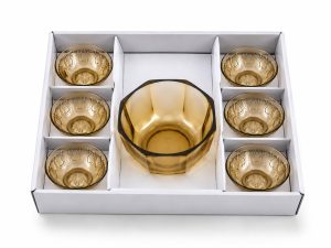 Glass Bowl Set for Serving NARS0051