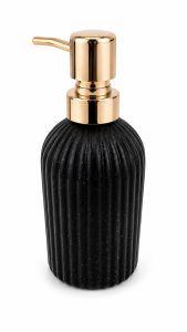 Black Soap Dispenser with Gold Pump NARS0037