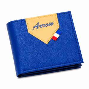 Bifold Wallet with Contrast Patch NARP0072