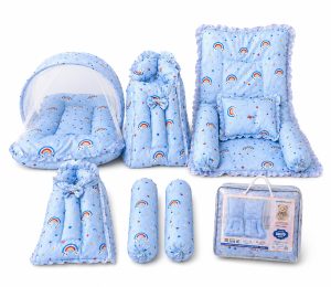 Newborn Baby 5-in-1 Bedding & Sleeping Bag Combo Set