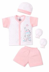 Bunny Family Print Baby Casual Outfit NARP0125