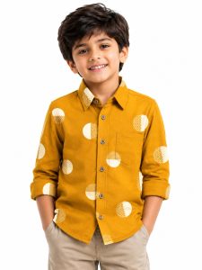 Boys Patterned Casual Shirt NARP0100