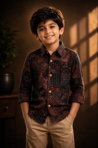 Kids Printed Shirt for Boys NARP0101