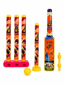 Kids Plastic Cricket Set with Bat Ball and Wickets NARP0238