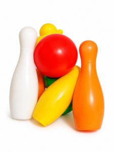 Kids Bowling Game Set with Colorful Pins and Ball NARP0239