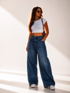 Trendy High-Waisted Denim Jeans NARP0295