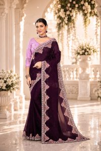 Embroidered Saree NARP0310