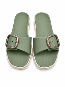 Women Buckle Slippers