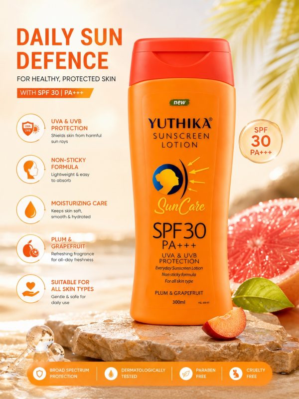 Yuthika SunCare Everyday Sunscreen Lotion 300mlv