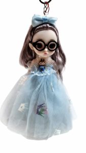 Cute Girl Doll Keychain