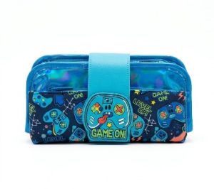 Game On Theme Multi-Layer Kids Pencil Case