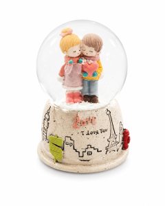 Cute Couple Valentine Snow Globe