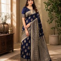 Navy Blue saree