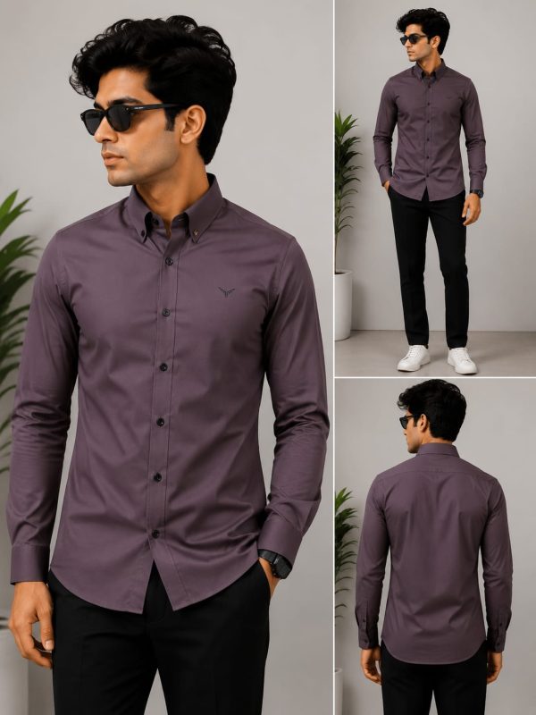 Regular Fit Shirt purple