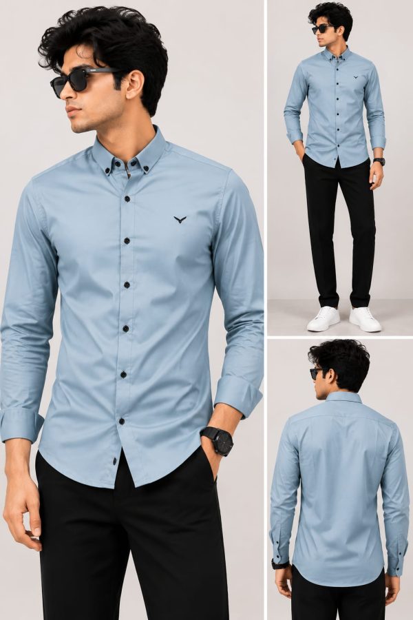 Regular Fit Shirt sky blue