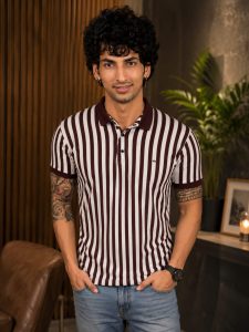 Striped Polo T-Shirt NARH0055
