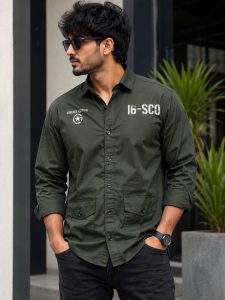 Men's Regular Fit Casual Shirt NARH0030