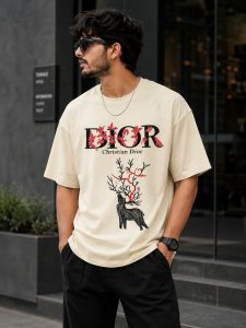 Graphic Print Casual Cotton T-Shirt NARH0032