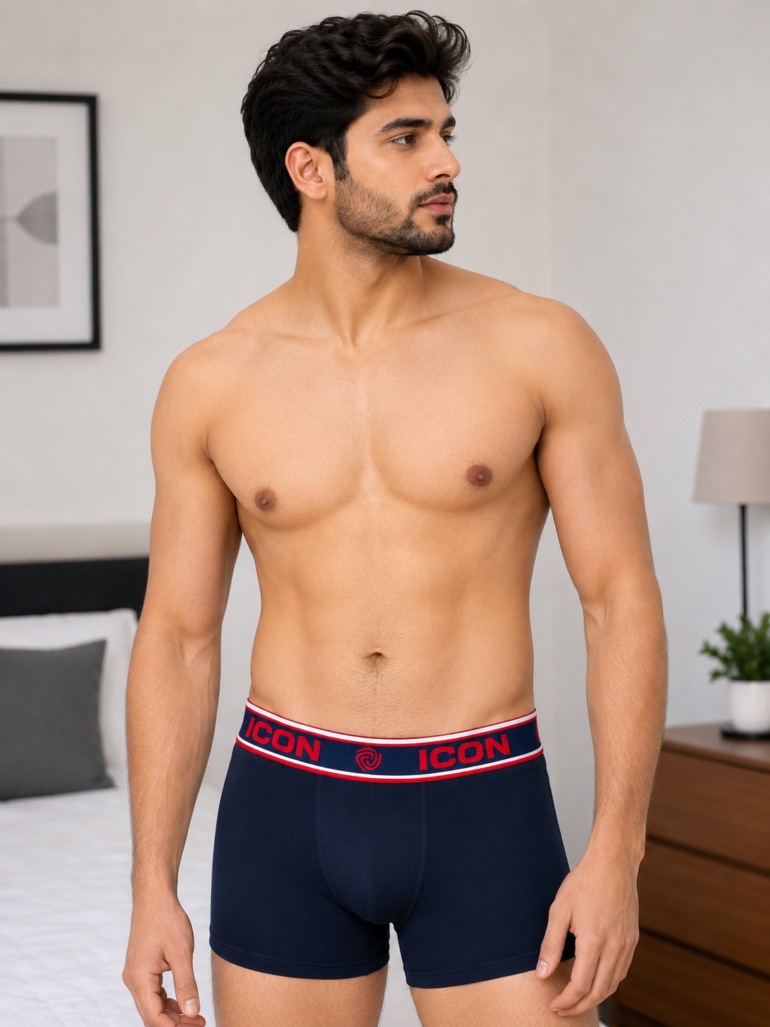 Men's Cotton Blend Trunk Underwear NARH0035