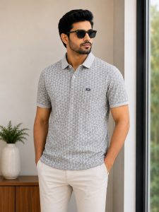 Casual Polo T-Shirt with Pocket Detail NARH0056