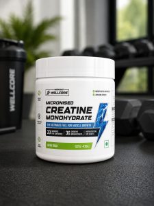Wellcore Micronised Creatine Monohydrate Kiwi Kick 122g NARP535