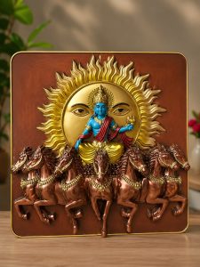 Surya Dev 7 Horses Wall Hanging NARP706