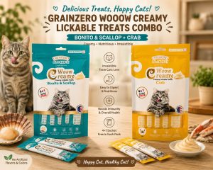 Grainzero Wooow Creamy Lickable Cat Treats Combo 390SC391