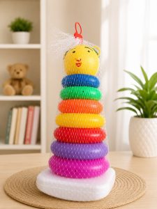 Kids Rainbow Ring Stacker Toy NARP689
